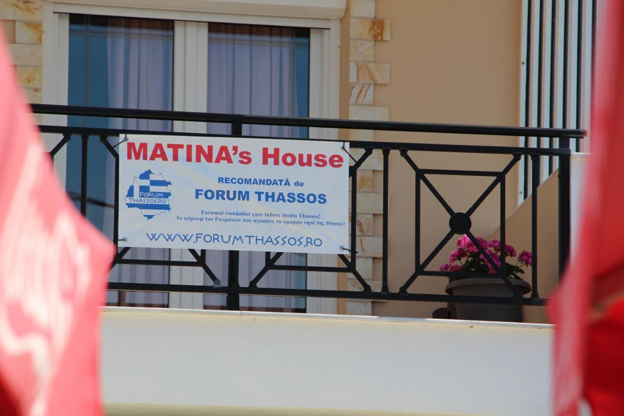 Matina'S Apartments Prinos  Ngoại thất bức ảnh