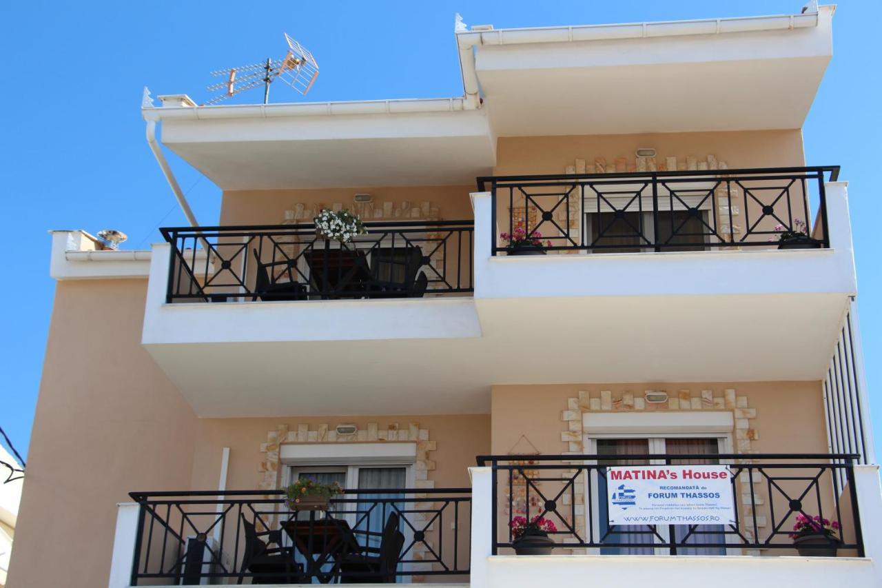 Matina'S Apartments Prinos  Ngoại thất bức ảnh